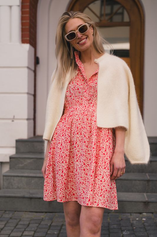 Astrid 2/4 Dress Cayenne Flower 
