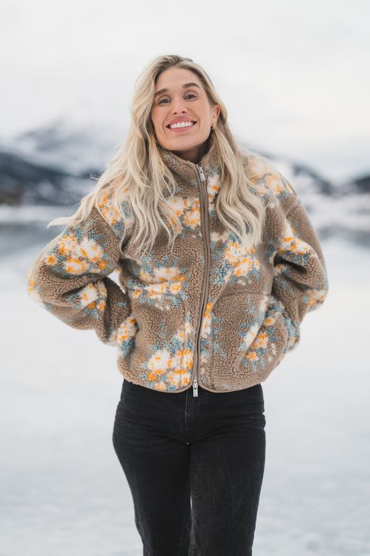 Rype Fleece Jacket Northern Taupe - Vakre Vene