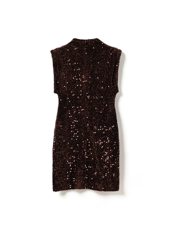 Kali Dress Chocolate Brown
