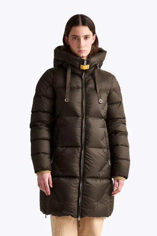 Janet Hooded Down Jacket Antique Bronze 