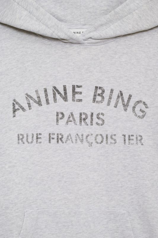 Harvey Sweatshirt Paris Stencil Heather Grey 