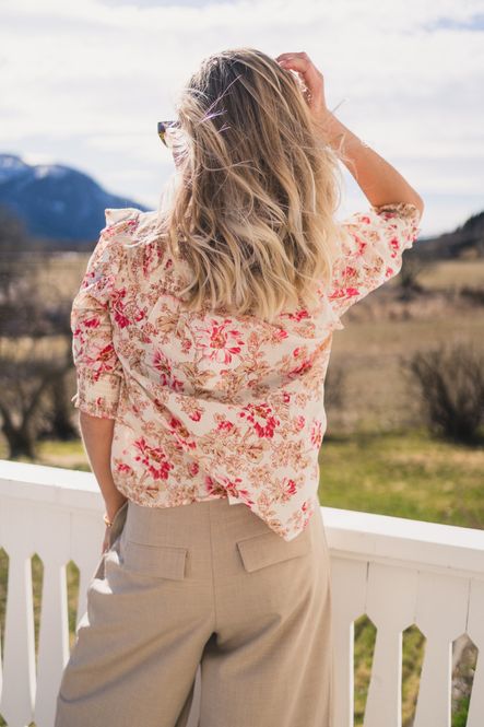 Hovedbilde Davina Flower Rose Blouse Rose 
