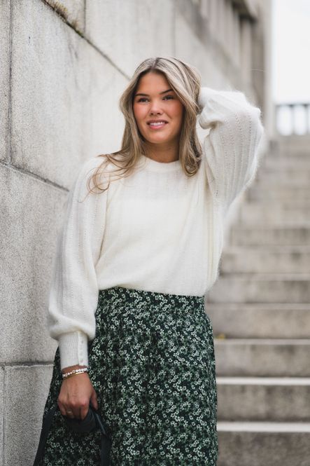 Hovedbilde Amalie Puff Pullover Egret 