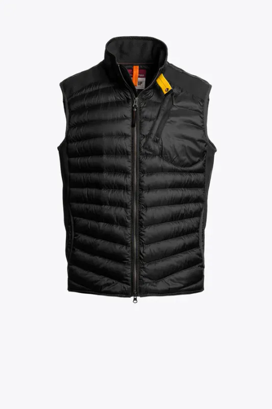 Zavier Fleece/Nylon Vest Black 
