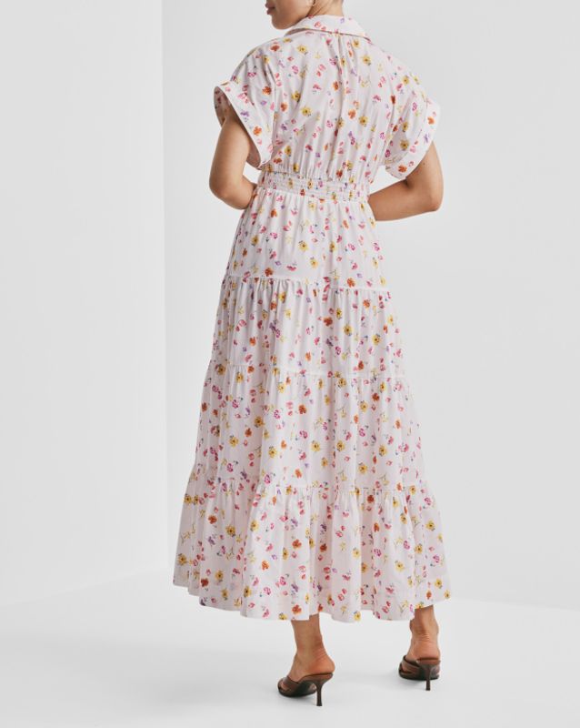Poplin Shirt Dress Morning Bloom 