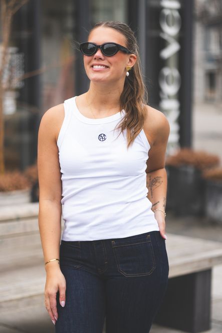 Hovedbilde Gubbe Rasmia Icon SL Top B White/Black