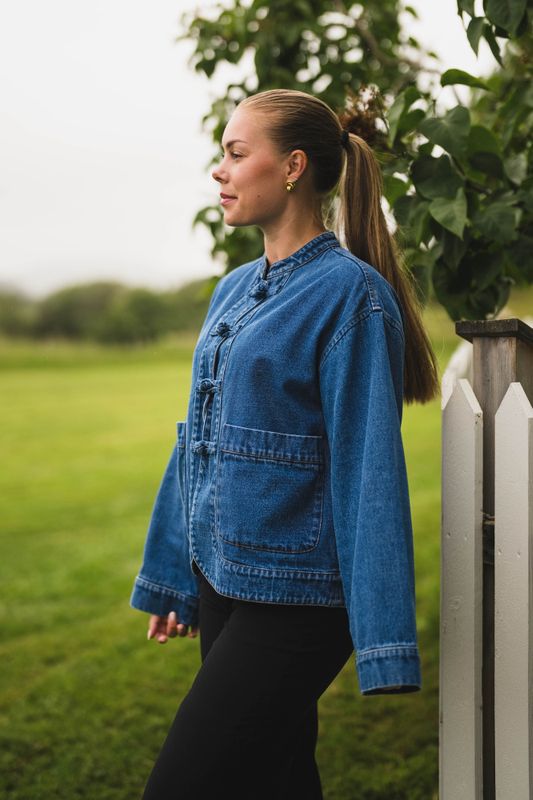 Caline Denim Jacket Blue Denim 