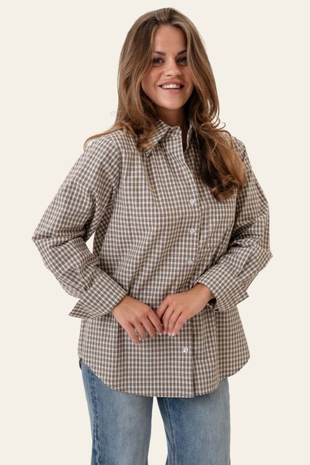 Hovedbilde Isabellaic Shirt Brown Checks