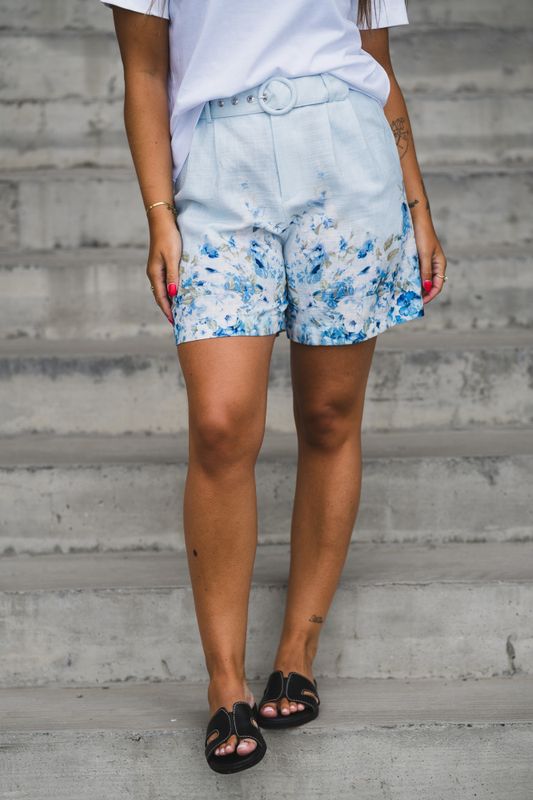 Cleo HW Shorts Skyway Cleo Aop 