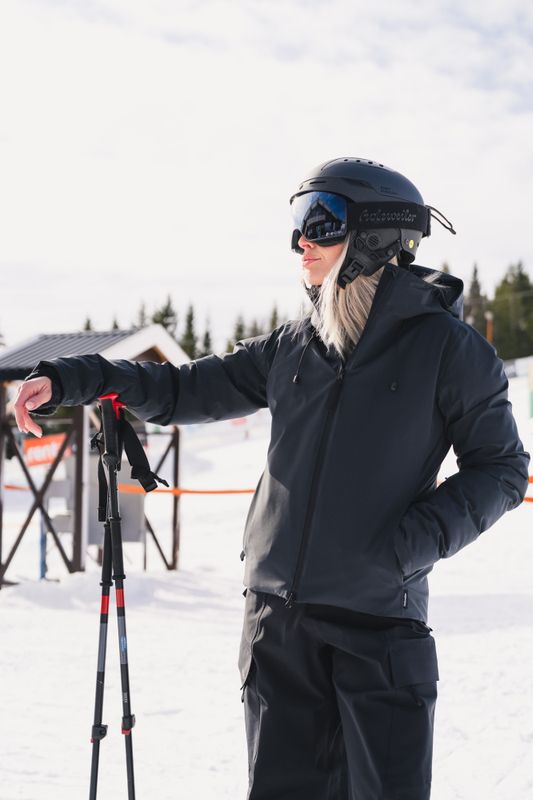 W Tryvann Light Down Jacket Dark Grey 