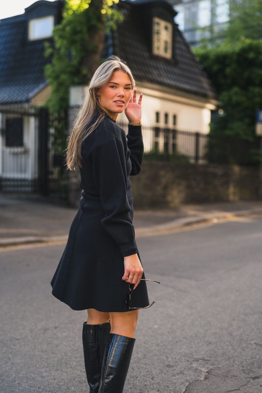 Alfreda East Dress Black 