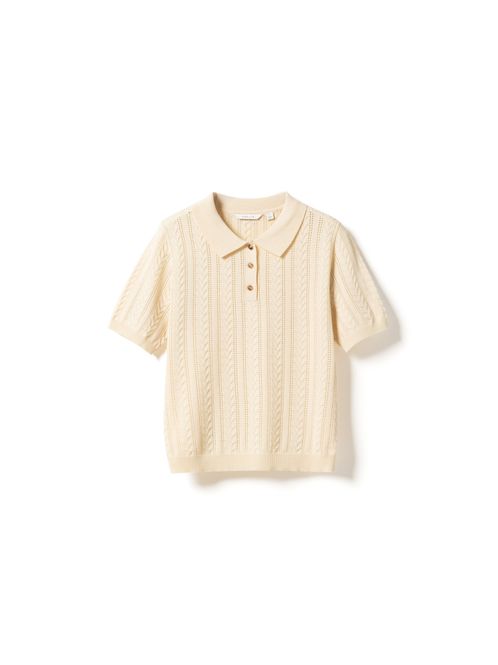 Hovedbilde Mecca Knit Polo Ivory 