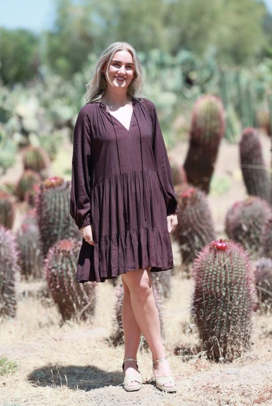 Everyday Mini Dress Mulberry 