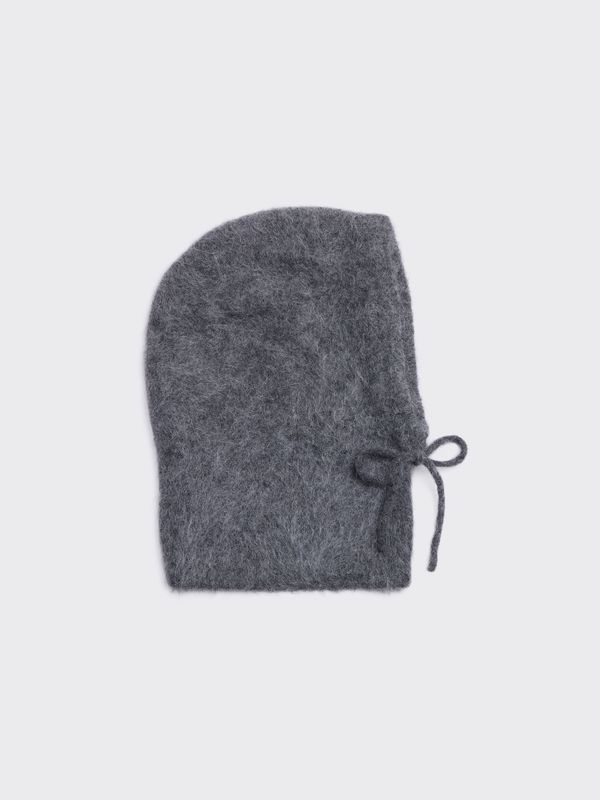 Mona Alpaca Balaclava Dark Grey 