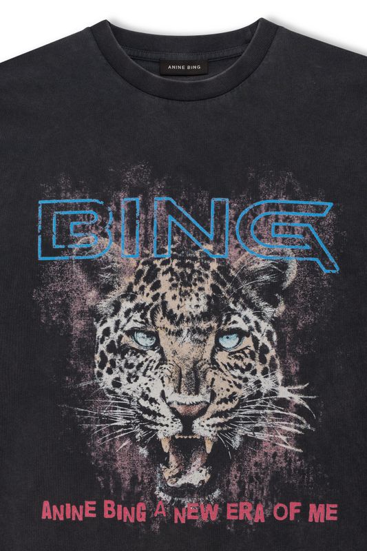 Cade Tee Leo Muse Washed Black 
