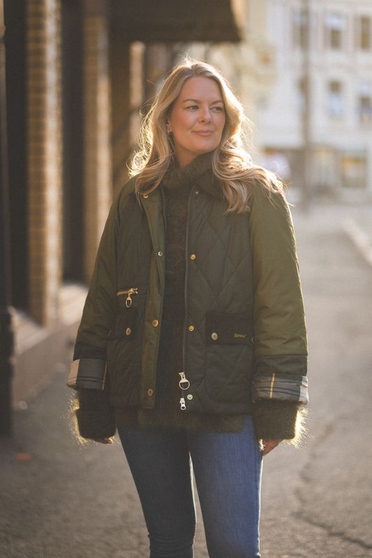 Martha Quilted Jacket Olive 