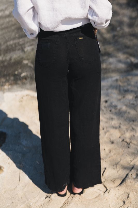 Culotte Linen Colour Black 