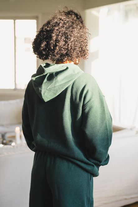 Hovedbilde Trackside Fleece Hoodie Nordic Green Heather 