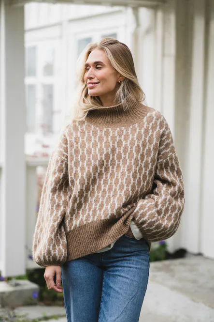 Hovedbilde Fam New Pattern Light Brown Melange 