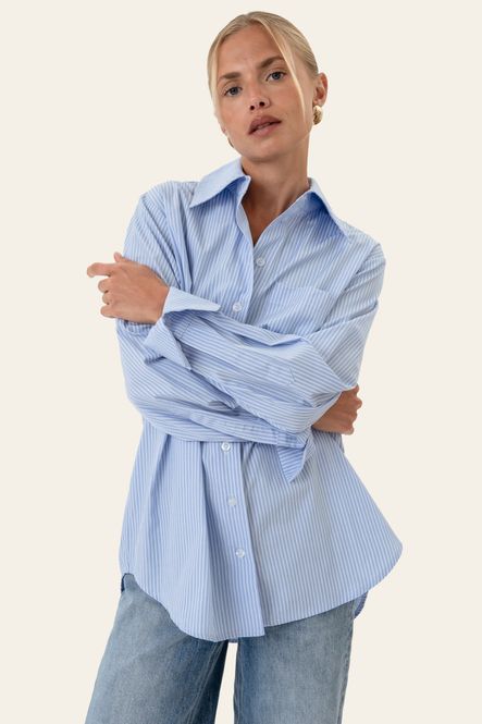 Hovedbilde Isabellaic Shirt Blue White Stripes 