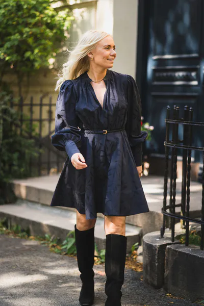 Hovedbilde Jacquard Mini Dress Anthracite