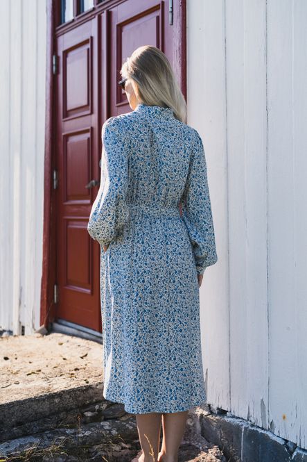 Hovedbilde Astrid Midi Dress Q Harbor Flower 