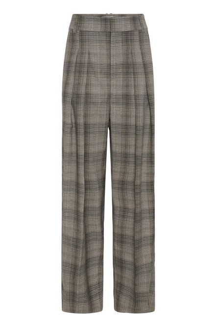 Hovedbilde Checkie Barrel Pant Brown Fall Check 
