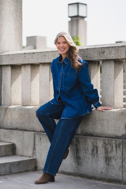 Hovedbilde Alex Shirt Washed Dark Blue 