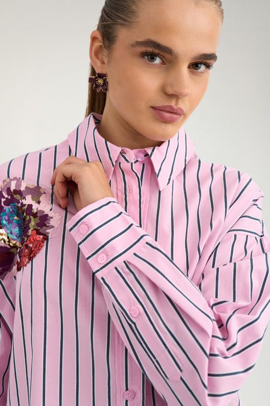 Nuelfa Oversize Shirt Bonbon 