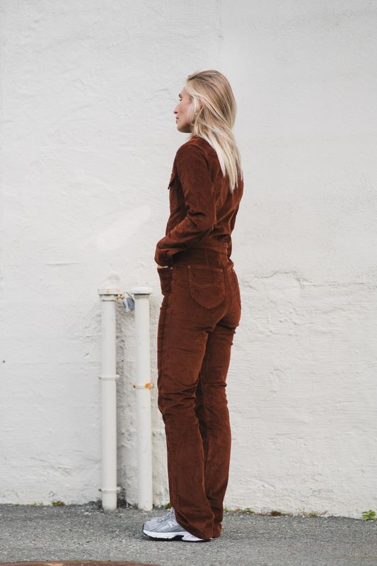 Western Jumpsuit Luxe Brown 
