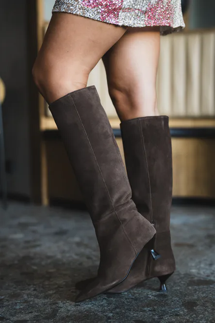 Hovedbilde Martina Leather Brown Suede 