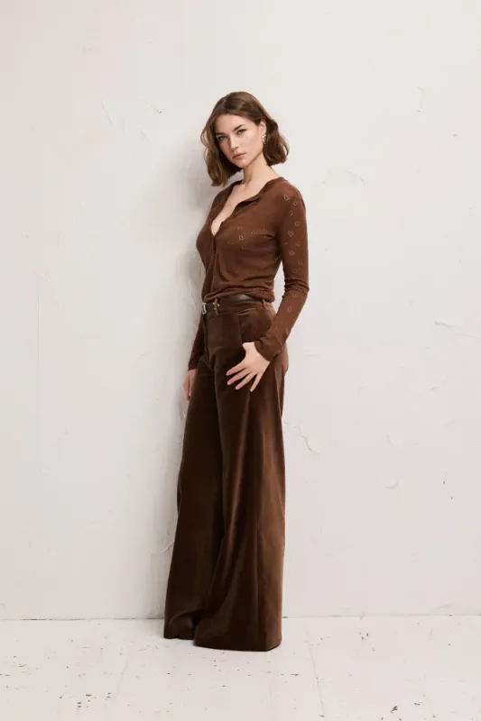 Madison Velvet Brown 