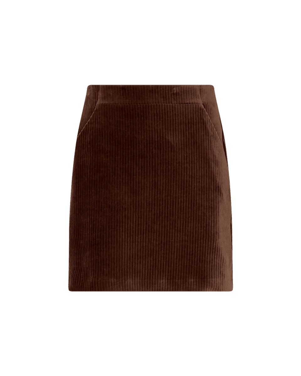 Floriana HW Skirt Slate Black 