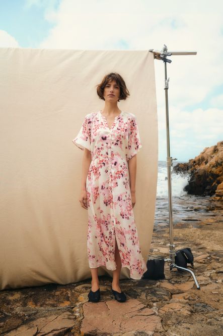 Hovedbilde Alaja Dress Pink Shadow Flower Print