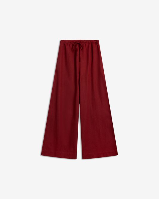Hovedbilde Tide Linen Pants Rust Red 