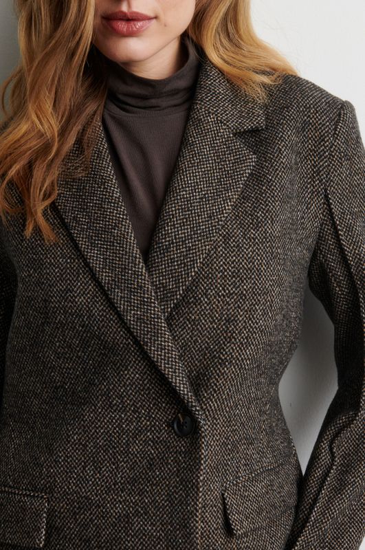 Emi New Fitted Blazer Demitasse