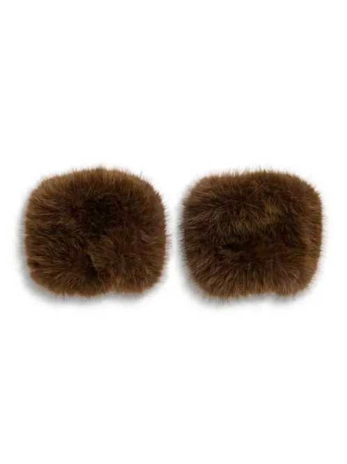 Hovedbilde Miu Fake Fur Cuffs Brown 