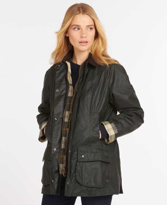 Beadnell Wax Jacket Sage 