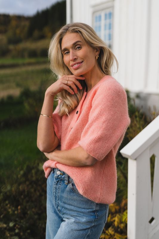 Jinie Hope 2/4 Cardigan C Peach Melange 