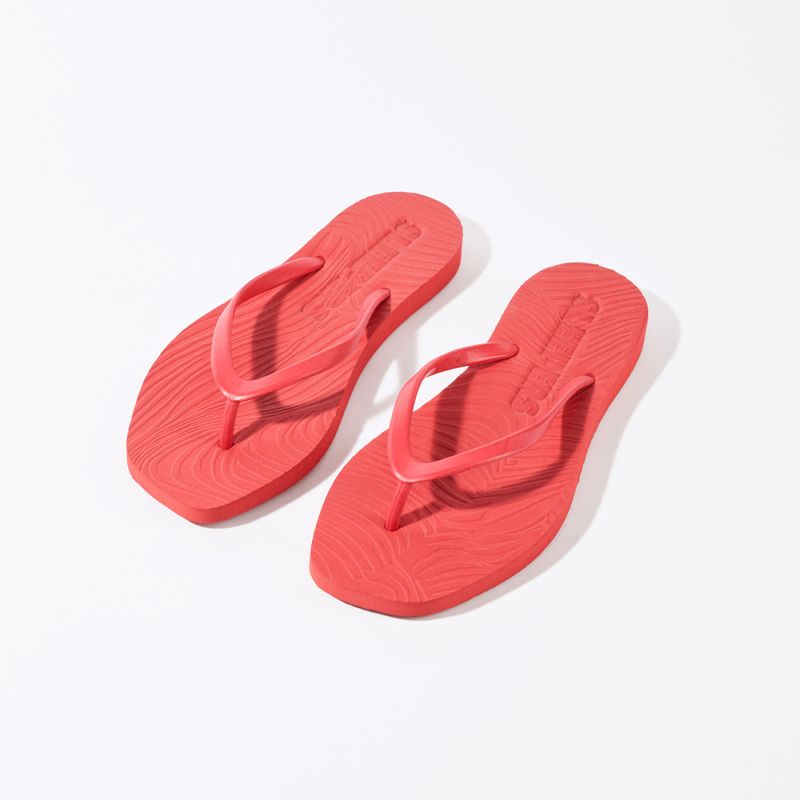 Tapered Flip Flops Red 