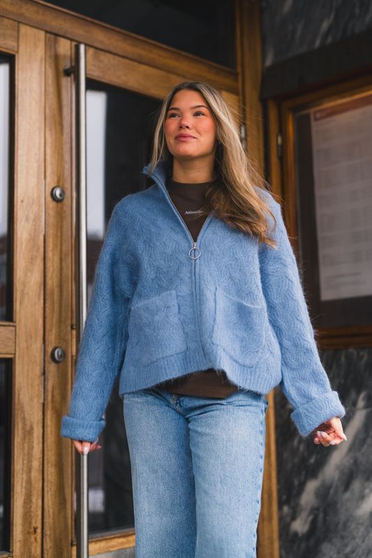 Tine Powder Cardigan Blue 