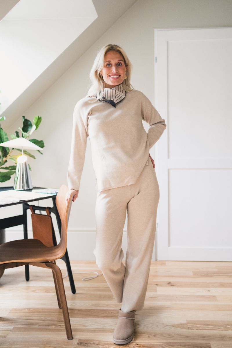 Katri Pants French Oak Melange