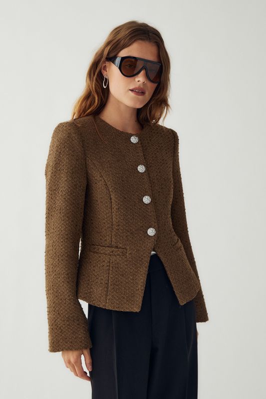 Kasaundra LS Blazer Breen 