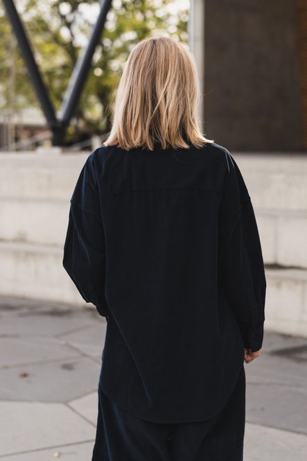 Hovedbilde Ross Corduroy Shirt Navy  