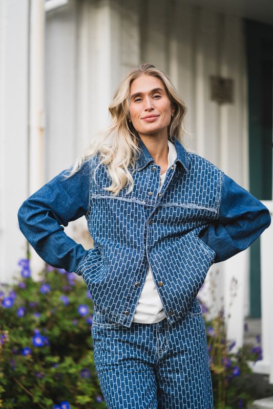 Dharma Jacket Light Wash Blue Denim 