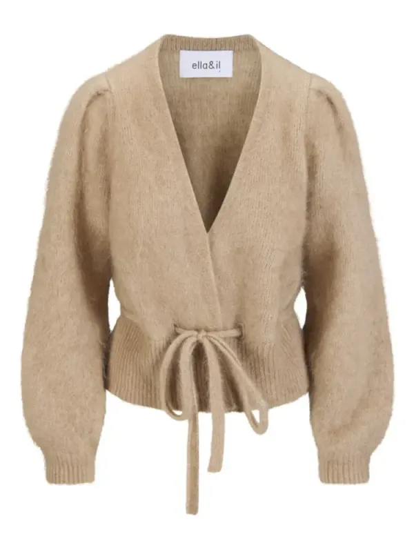 Malin Chunky Cardigan Hazel Beige