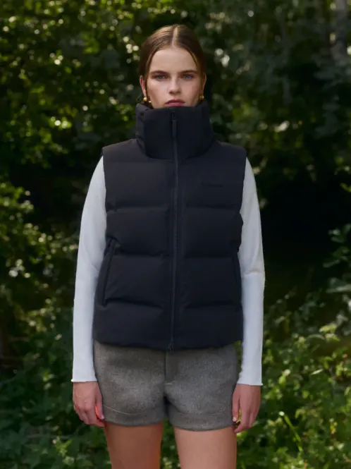 Hovedbilde W. Aurora Puffer Vest Cocoa Bean 