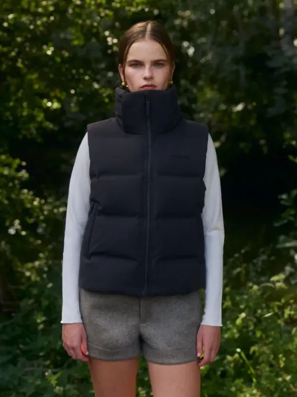 W. Aurora Puffer Vest Cocoa Bean 