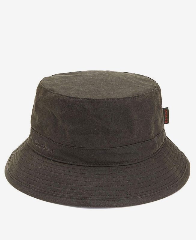 Wax Bucket Hat Olive 