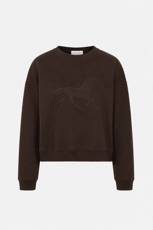 Moira Sweatshirt Dark Brown 
